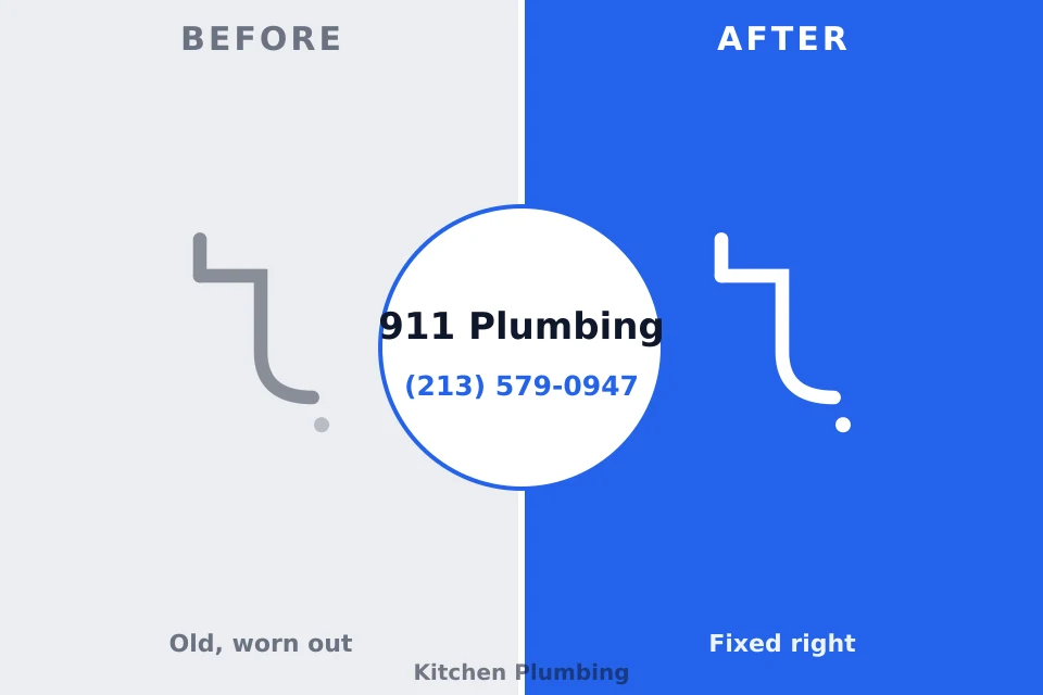 Before and after: plumbing repair Armonk, NY